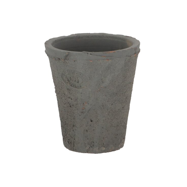 ESSCHERT DESIGN Terracotta Blumentöpfe, anthrazit, 3er Set