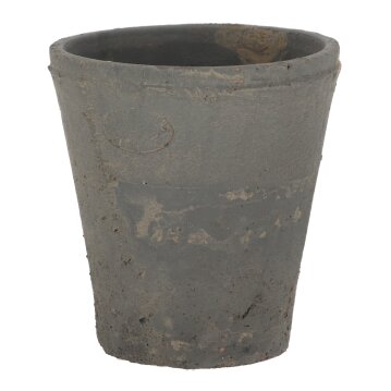 ESSCHERT DESIGN Terracotta Blumentöpfe, anthrazit,...