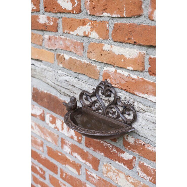 ESSCHERT DESIGN Wandfutterschale aus Gusseisen in Geschenkbox