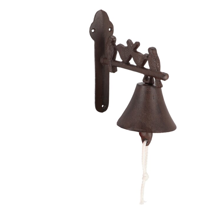 ESSCHERT DESIGN Türglocke aus Gusseisen "Vögel"