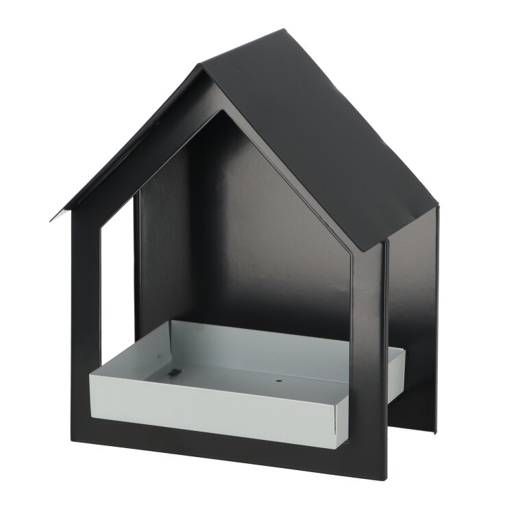ESSCHERT DESIGN Wandfutterhaus, anthrazit/weiß