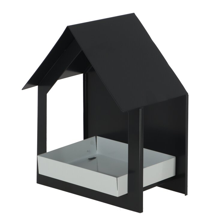 ESSCHERT DESIGN Wandfutterhaus, anthrazit/weiß