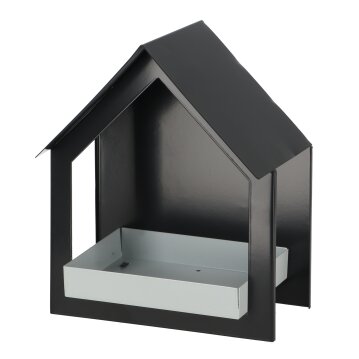 ESSCHERT DESIGN Wandfutterhaus, anthrazit/wei&szlig;