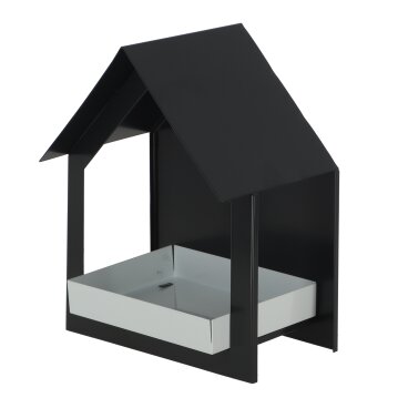 ESSCHERT DESIGN Wandfutterhaus, anthrazit/weiß