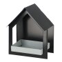ESSCHERT DESIGN Wandfutterhaus, anthrazit/weiß