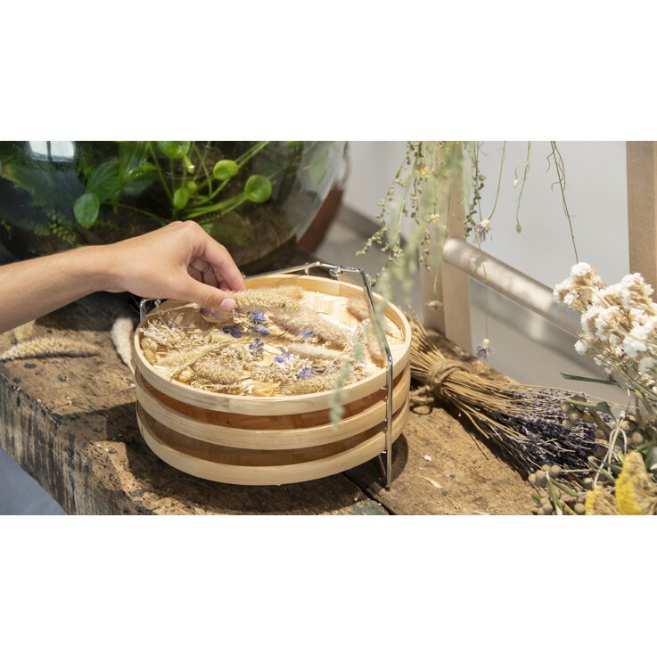 ESSCHERT DESIGN Blumen- und Kräutertrocknungsstand aus Bambus