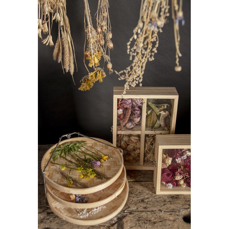 ESSCHERT DESIGN Blumen- und Kräutertrocknungsstand aus Bambus