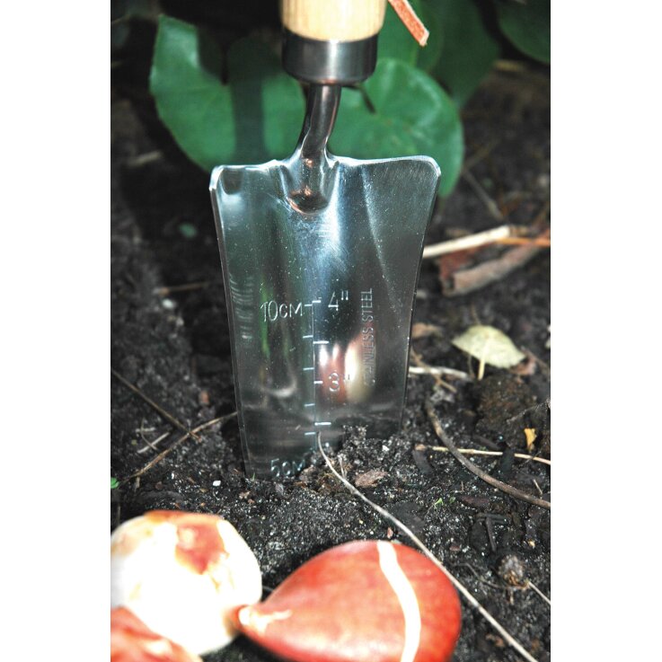 ESSCHERT DESIGN Umpflanz-Blumenkelle aus Edelstahl