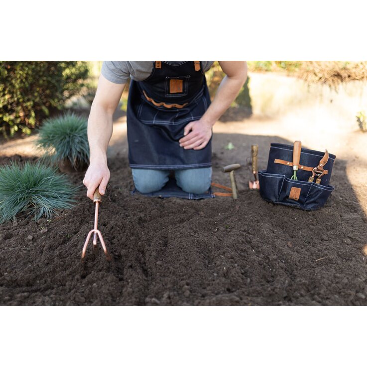 ESSCHERT DESIGN Verkupferte Handharke