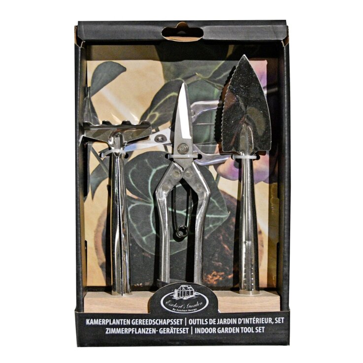 ESSCHERT DESIGN Zimmerpflanzen- Pflegeset aus Edelstahl