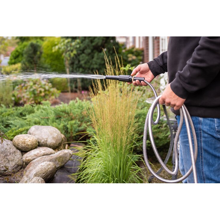 ESSCHERT DESIGN Gartenschlauch aus Edelstahl, 10 m