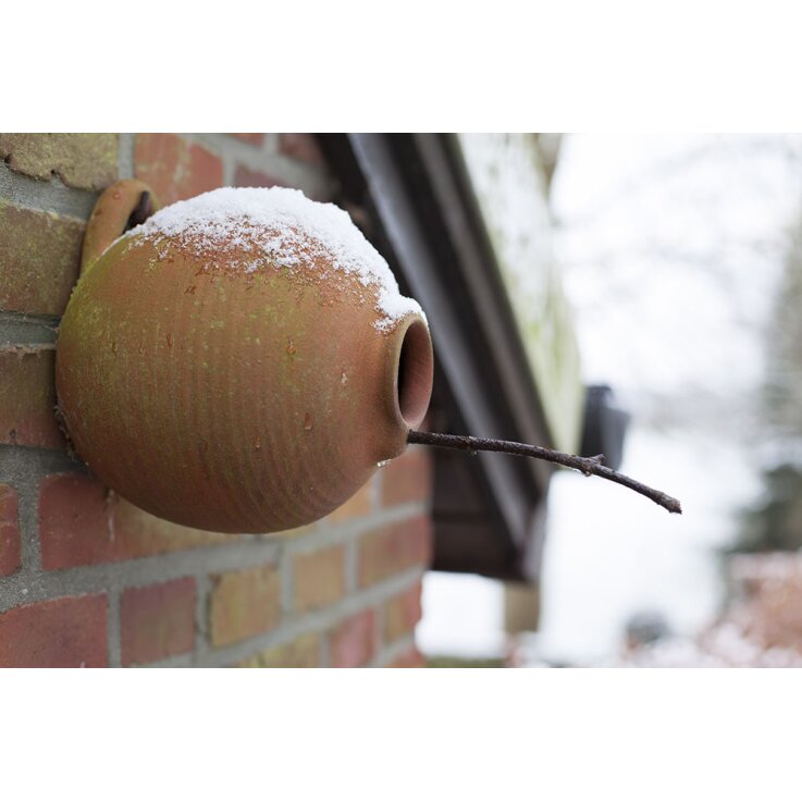 ESSCHERT DESIGN Vogeltopf rund für Meisen und Spatzen