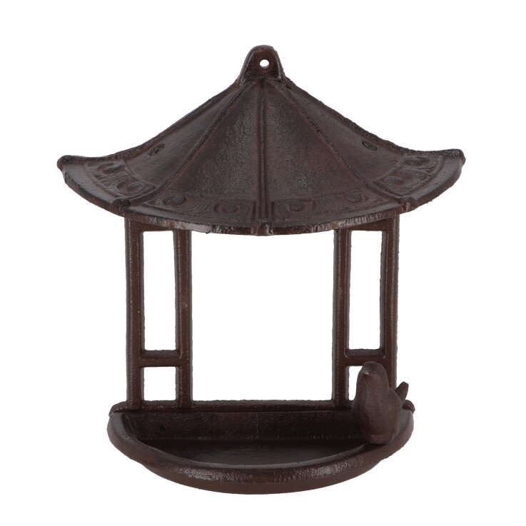 ESSCHERT DESIGN Vogelfutterhaus aus Gusseisen für die Wand