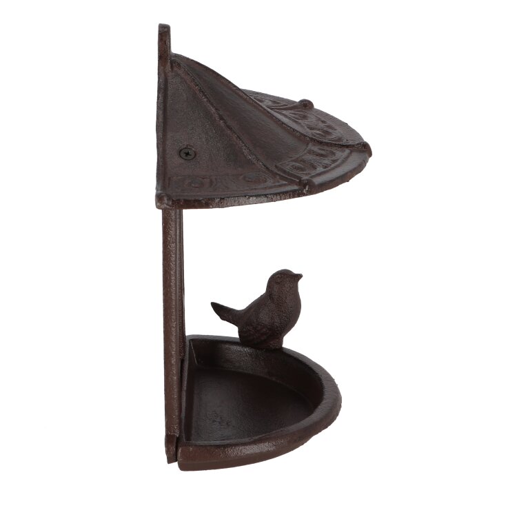 ESSCHERT DESIGN Vogelfutterhaus aus Gusseisen für die Wand