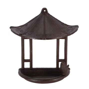 ESSCHERT DESIGN Vogelfutterhaus aus Gusseisen f&uuml;r...