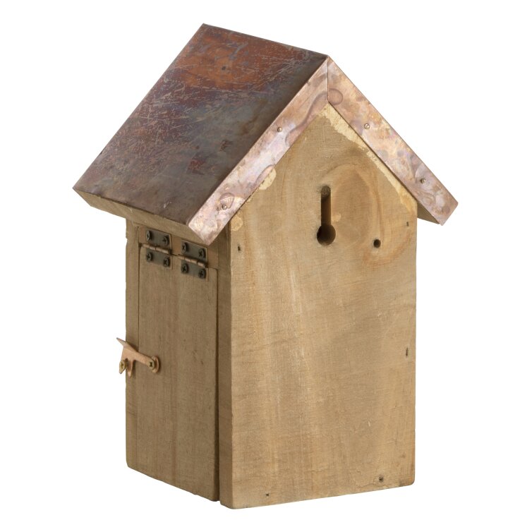 ESSCHERT DESIGN Nistkasten für Zaunkönige mit Kupferdach