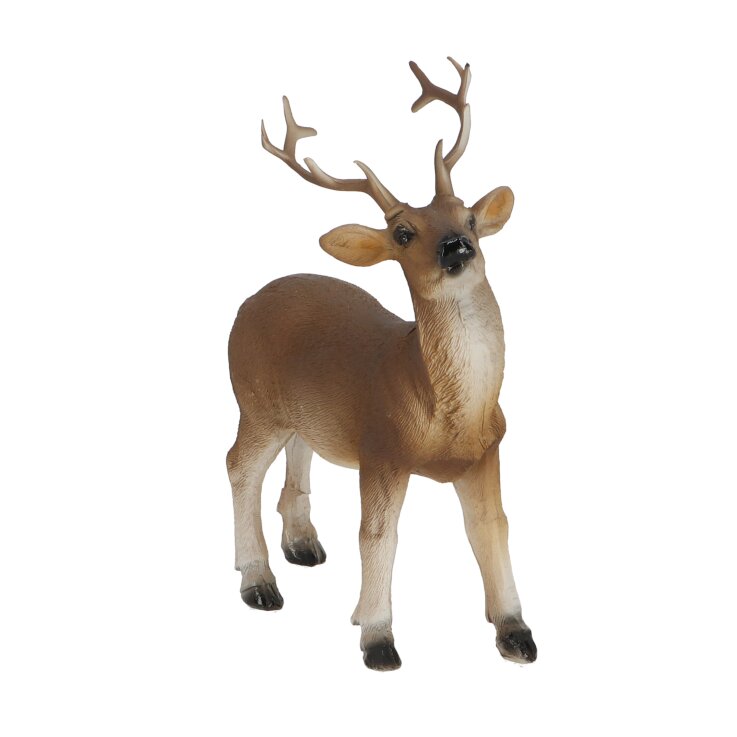 ESSCHERT DESIGN Deko - Figur Stehender Rothirsch, S