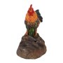 ESSCHERT DESIGN Deko - Figur Begrüßungshahn auf Stein