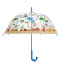 ESSCHERT DESIGN Kinder - Regenschirm "Meerestiere", transparent
