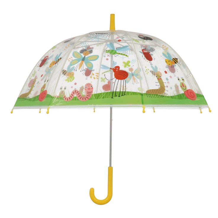 ESSCHERT DESIGN Kinder - Regenschirm "Insekten", transparent