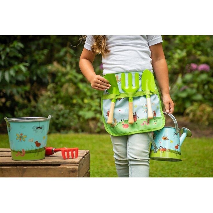 ESSCHERT DESIGN Kindergürtel mit Gartengeräten "Insekten"