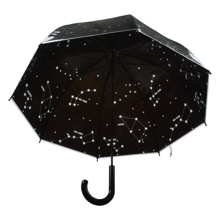 ESSCHERT DESIGN Regenschirm "Sternenhimmel", transparent