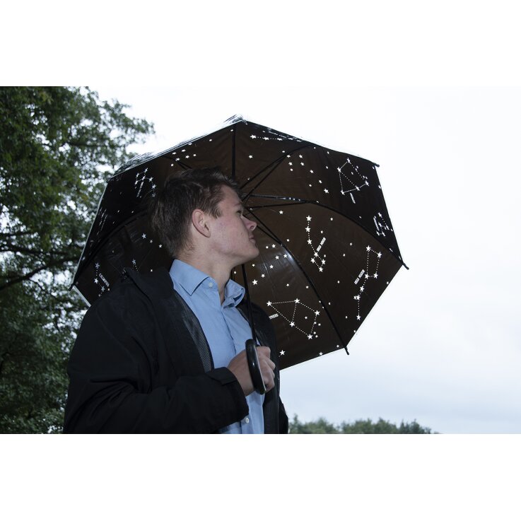 ESSCHERT DESIGN Regenschirm "Sternenhimmel", transparent