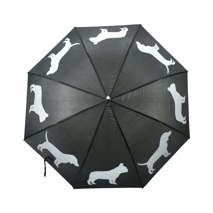 ESSCHERT DESIGN Regenschirm "Hunde", reflektierend