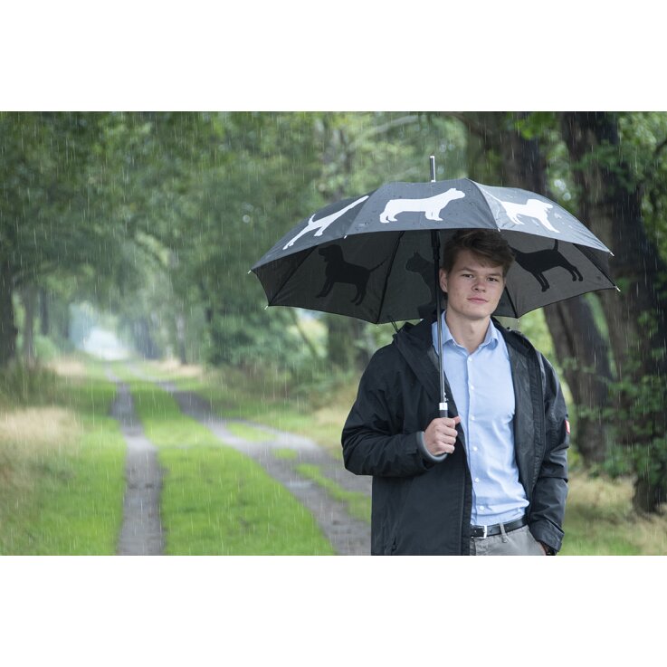 ESSCHERT DESIGN Regenschirm "Hunde", reflektierend