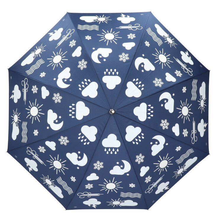ESSCHERT DESIGN Farbverändernder Regenschirm "Wetter"