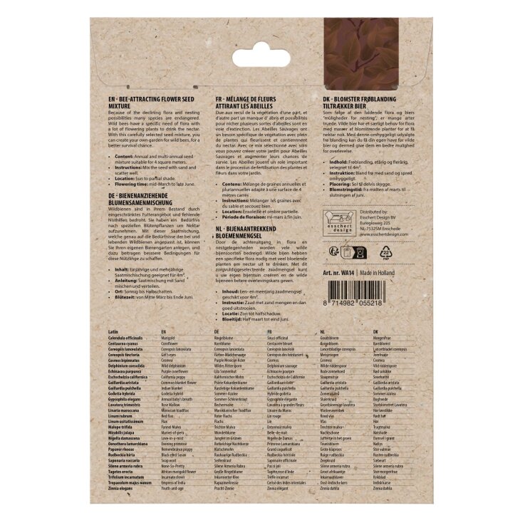 ESSCHERT DESIGN Saatmischung für Wildbienen