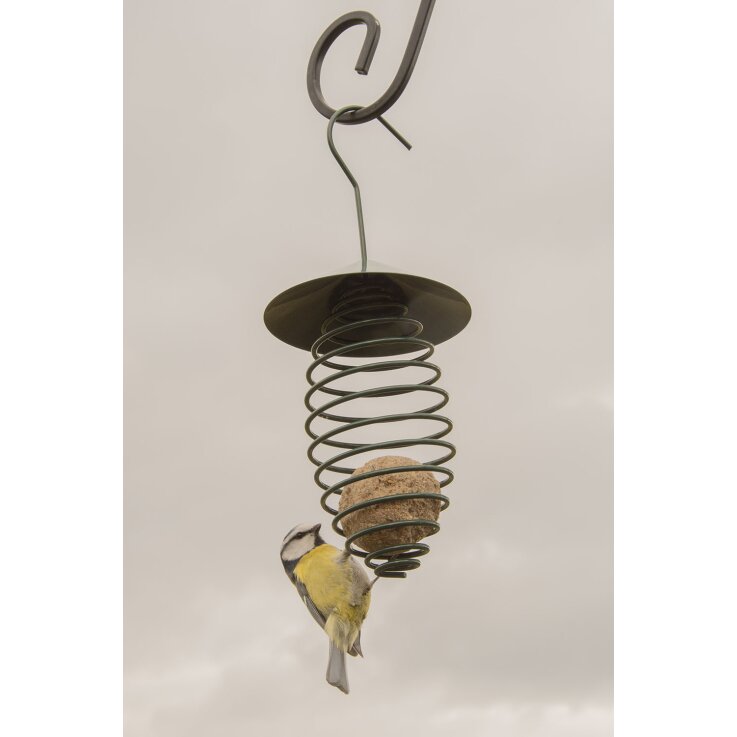 ESSCHERT DESIGN Futterfeder für Meisenknödel mit Dach