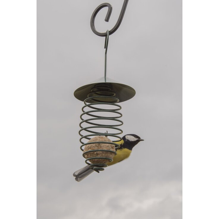 ESSCHERT DESIGN Futterfeder für Meisenknödel mit Dach