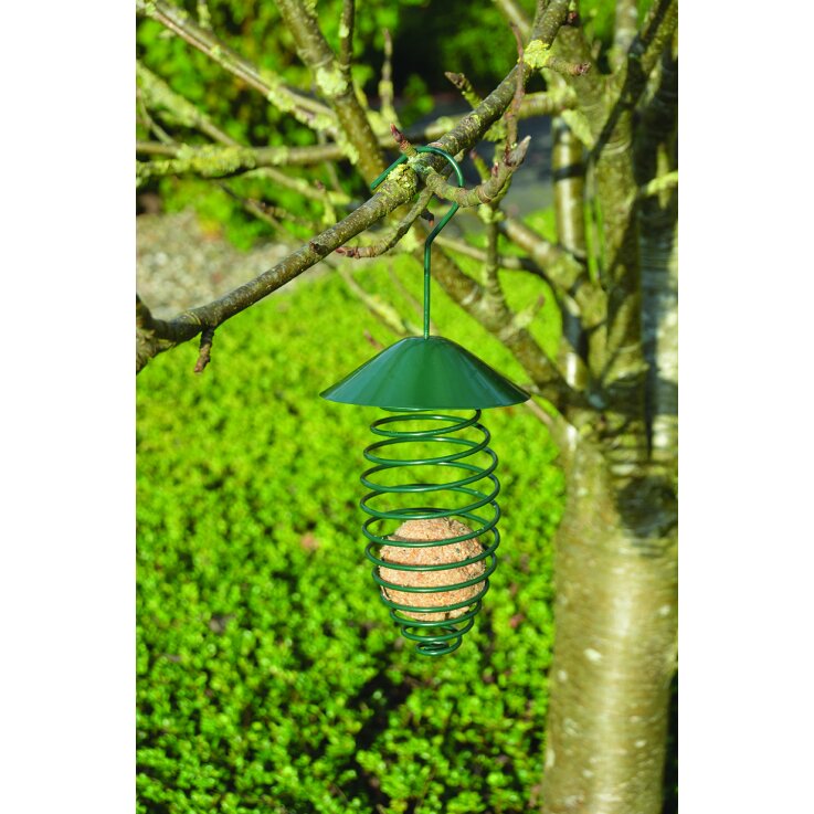 ESSCHERT DESIGN Futterfeder für Meisenknödel mit Dach