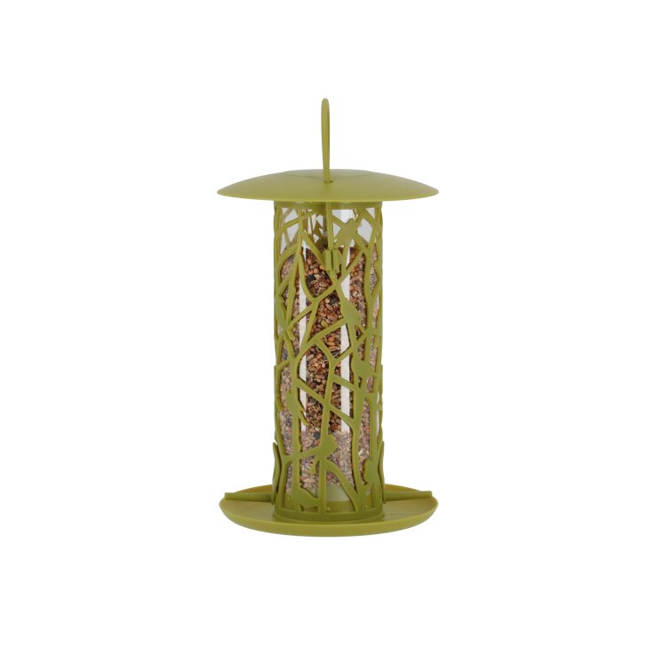 ESSCHERT DESIGN Futtersilo mit Schale "Zilpzalp"