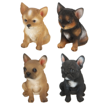 ESSCHERT DESIGN Deko - Figur Sitzender Welpe