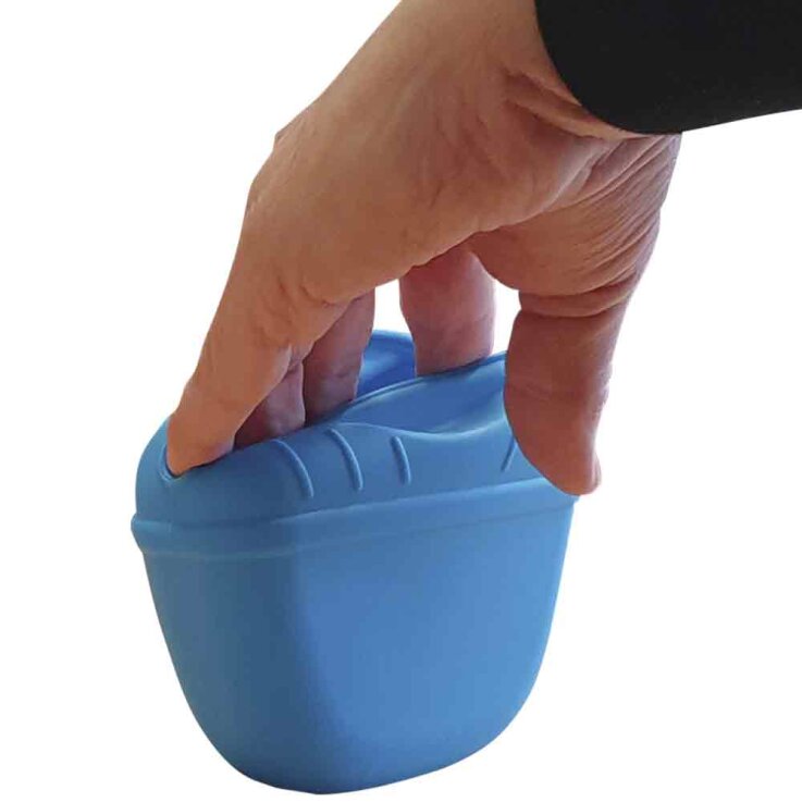 NOBBY Silikon-Snackbeutel, 12,5 x 4 x 10,5 cm