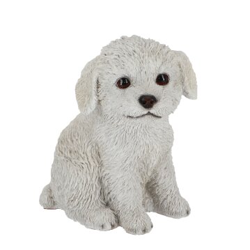 ESSCHERT DESIGN Deko - Figur Sitzender Welpe, Labradoodle