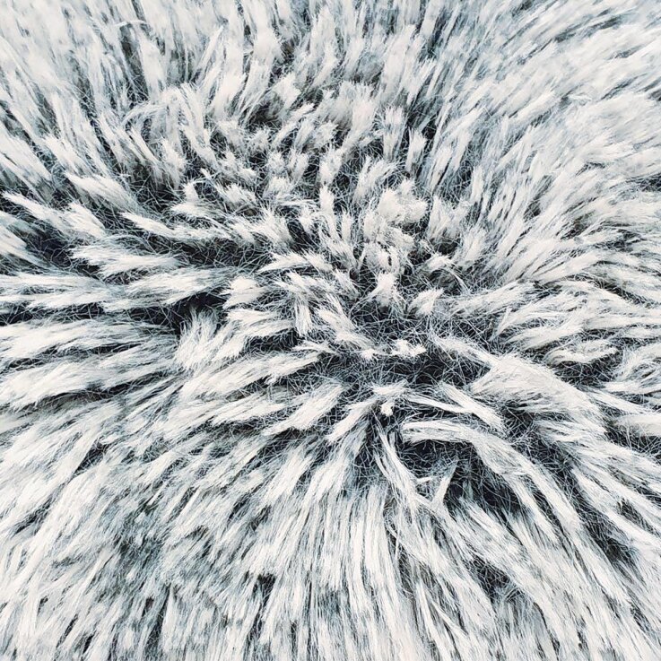 NOBBY Komfortkissen rund "Ares", grau, Ø 90 x 20 cm