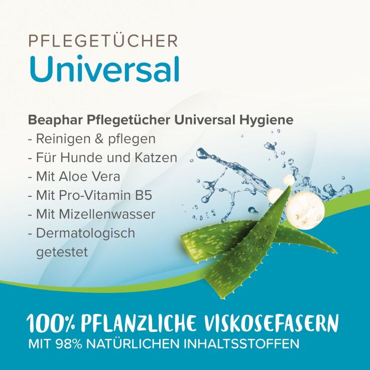 BEAPHAR Pflegetücher Universal Hygiene, 30 Stk.