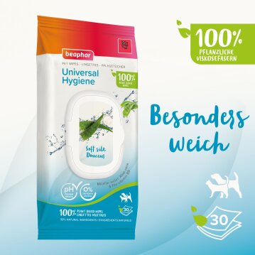BEAPHAR Pflegetücher Universal Hygiene, 30 Stk.
