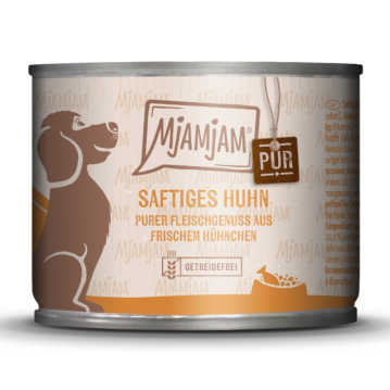 Hunde - Nassfutter MJAMJAM Dog Adult Huhn pur