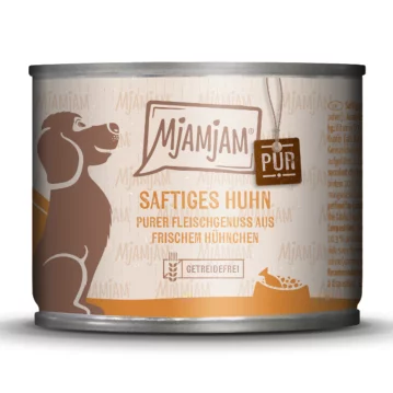 Hunde - Nassfutter MJAMJAM Dog Adult Huhn pur