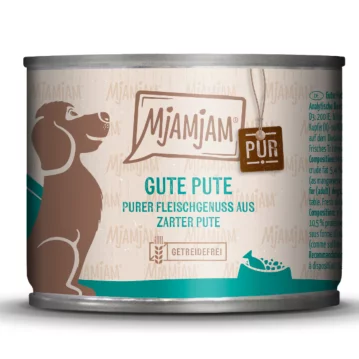 Hunde - Nassfutter MJAMJAM Dog Adult Pute pur