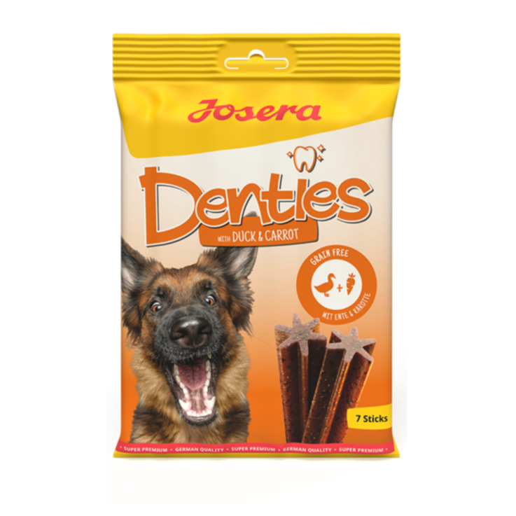 Hunde - Leckerli JOSERA Denties Duck & Carrot,180 g
