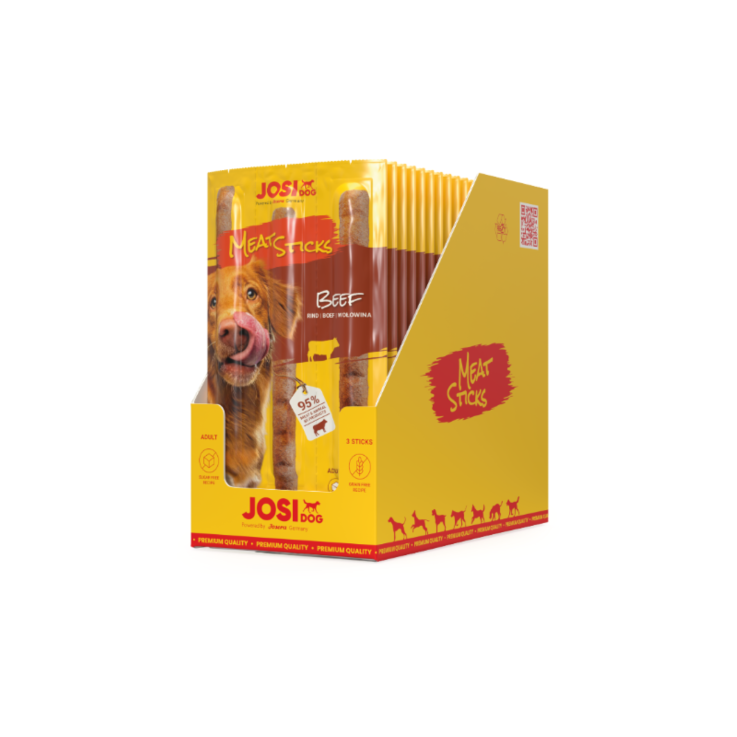 Hunde - Snack JOSERA JosiDog Meat Sticks Beef, 33 g