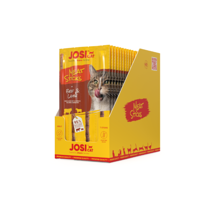 Katzen- Snack JOSERA JosiCat Meat Sticks Beef & Lamb, 35 g