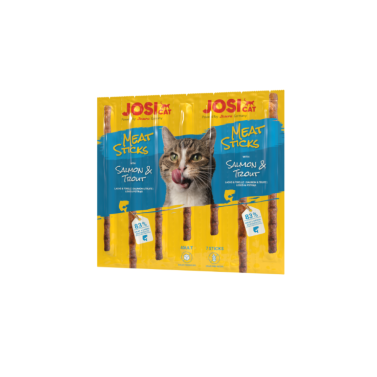 Katzen- Snack JOSERA JosiCat Meat Sticks Salmon & Trout, 35 g