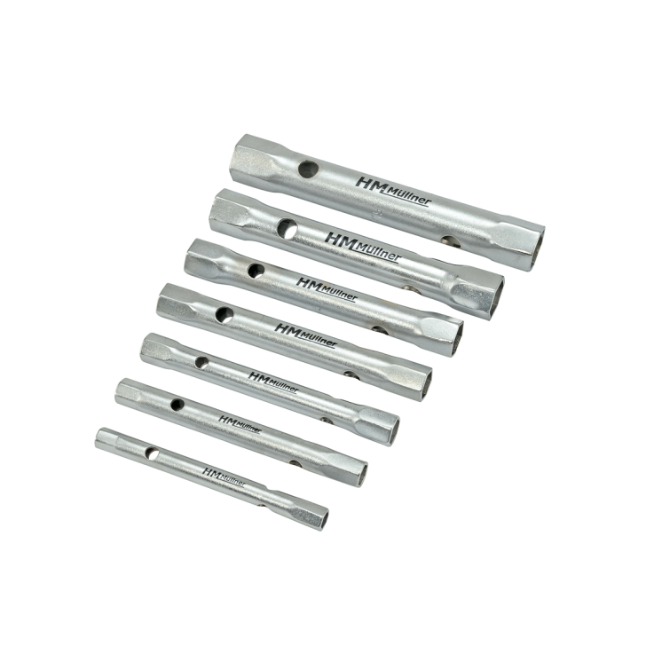 HM-MÜLLNER Rohr-Steckschlüsselsatz, 7-tlg., 6 bis 19 mm