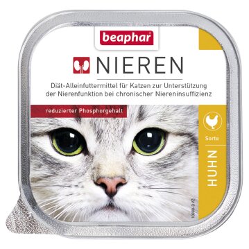 Katzen - Nassfutter BEAPHAR Nierendi&auml;t + Huhn, 100 g